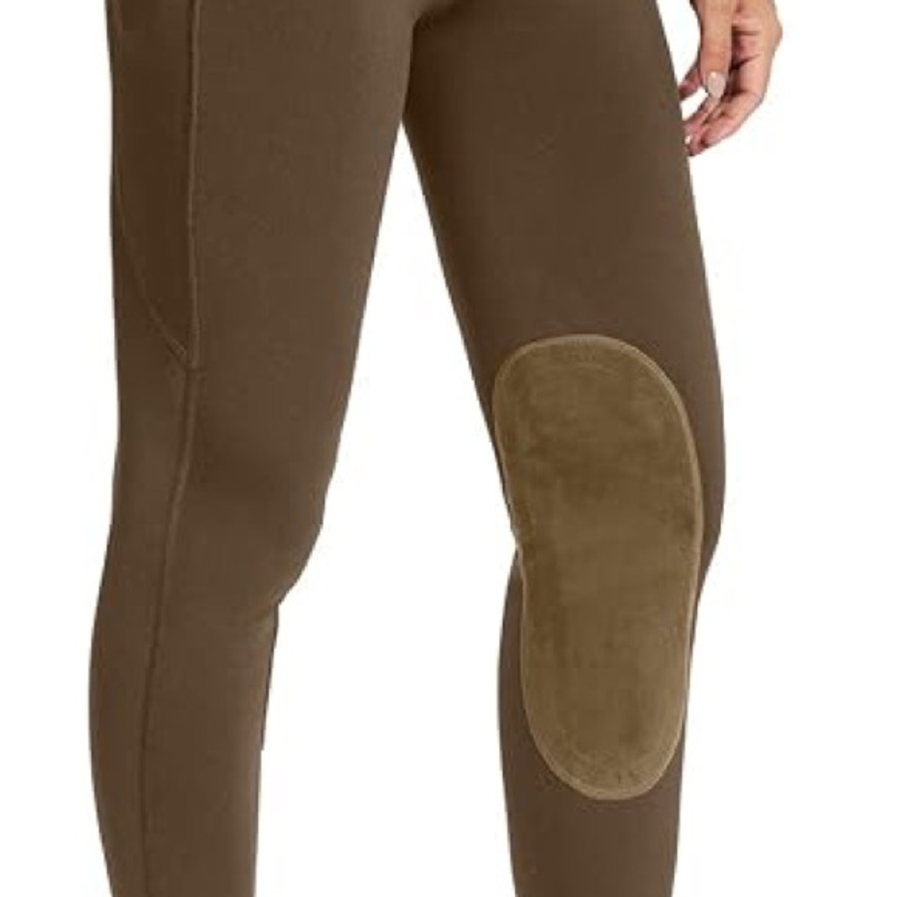 BALEAF brown knee patch breeches/leggings